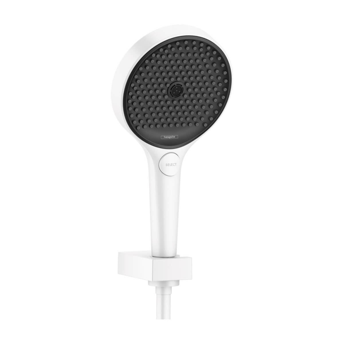 Душевой набор Hansgrohe Rainfinity Porter 130 3jet 26852700 с держателем и шлангом 125 см, Белый матовый