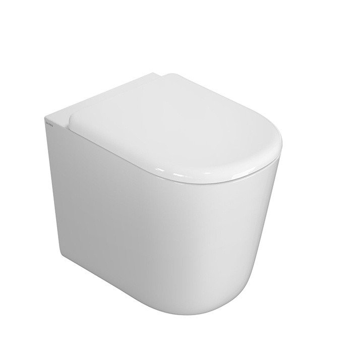 Сиденье для унитаза с крышкой GLOBO Lalita LT020BI 460х364х31мм, цвет Белый глянцевый