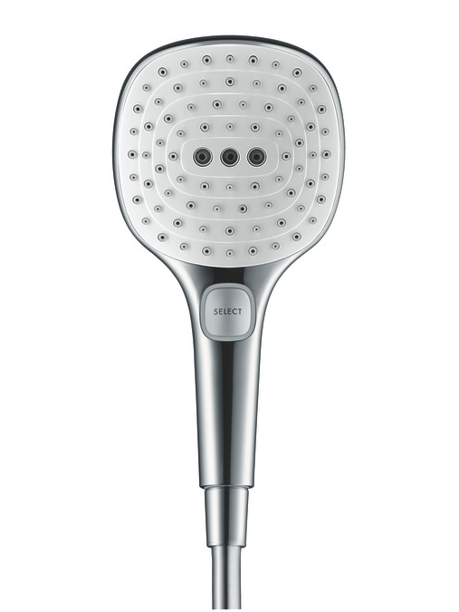 Ручной душ Hansgrohe Raindance Select E 26520400 120 3jet белый/хром