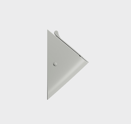 Писсуар подвесной безободковый GSI COMMUNITY 7696K17 300 мм х 300 мм,с крышкой, с крепежом, цвет Cenere Matte