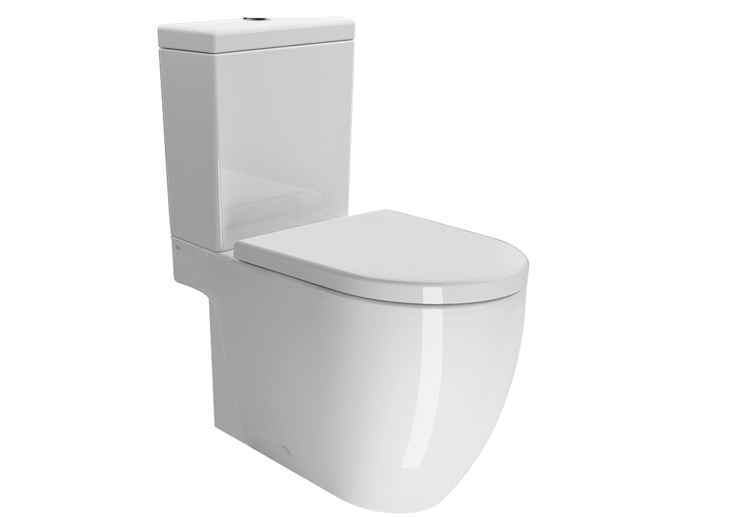 Унитаз напольный (чаша)  GSI PURA 881711 680 мм х 360 мм, для крепежа FVB, белый глянцевый (изделие снято с производства) /Дефект: мелкий скол эмали сбоку