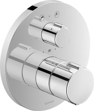 Однорычажный смеситель для душа Duravit С.1 C15200018010, хром