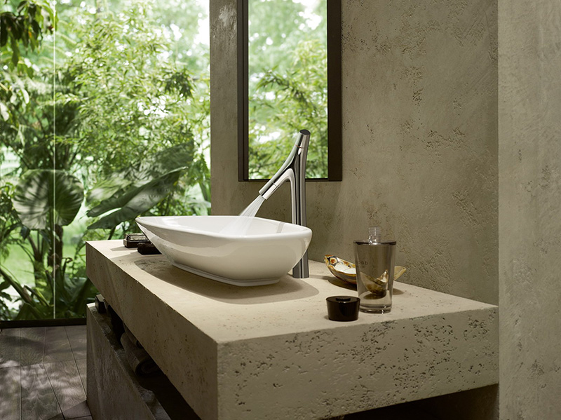 Смеситель для раковины AXOR Starck Organic 12012000 Хром