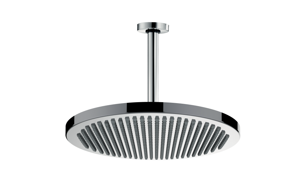 Верхний душ потолочный BOSSINI Apice H31430G.030 280 мм, с кронштейном 300 мм, хром