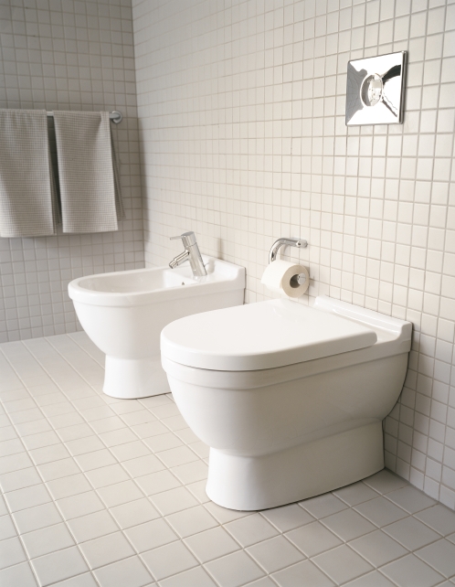 Напольный приставной унитаз Duravit Starck 3 0124090000 белый