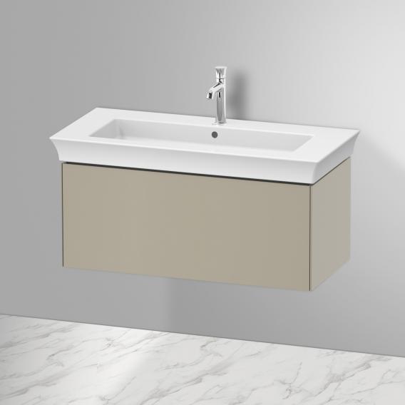 Тумба подвесная DURAVIT White Tulip WT424206060 458 мм х 984 мм, с одним выдвижным ящиком, серо-коричневый шелковисто-матовый