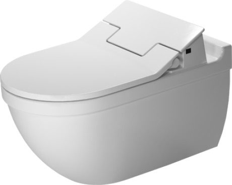 Унитаз подвесной Duravit Starck 3 2226592000 с вертикальным смывом, для крышки-биде SensoWash, белый