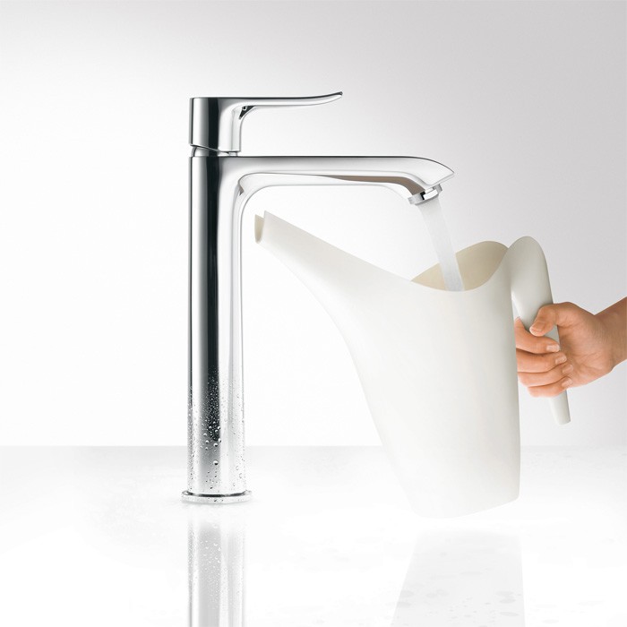 Смеситель для раковины высокий Hansgrohe Metris 31183000 Хром