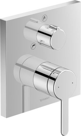 Однорычажный смеситель для душа Duravit С.1 C15210011010, хром