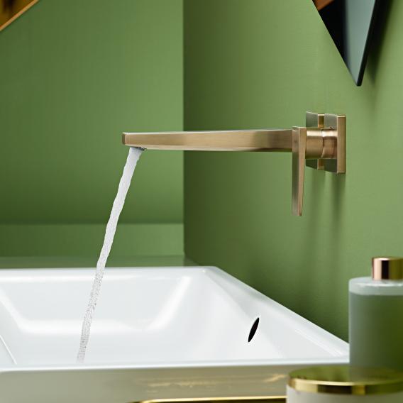 Смеситель для раковины однорычажный Hansgrohe Metropol 32526340 шлифованный чёрный хром