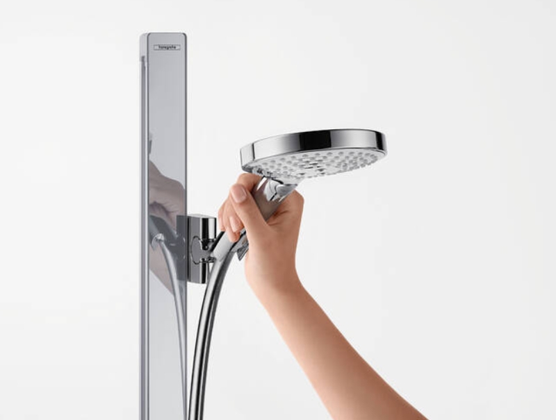  Душевой набор HANSGROHE Raindance E 27646000 120 3jet, со штангой 1500 мм и мыльницей, цвет Хром
