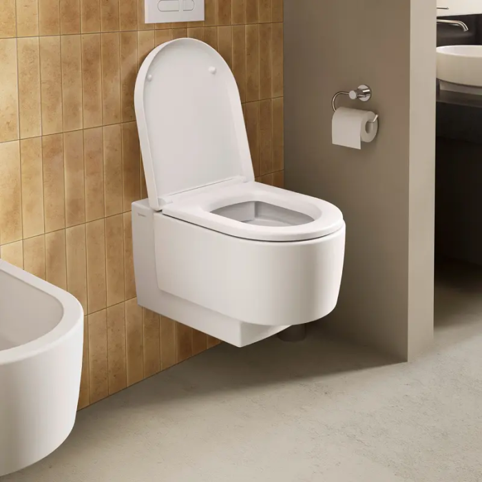 Унитаз подвесной DURAVIT Balcoon 290609AC00 Rimless, с покрытием DuraShield, цвет Белый матовый