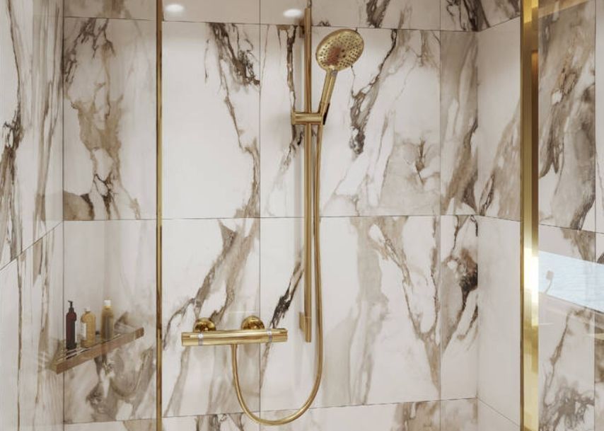 Ручной душ HANSGROHE Raindance Select S 26531990 120 3jet, с EcoSmart, цвет Полированное золото