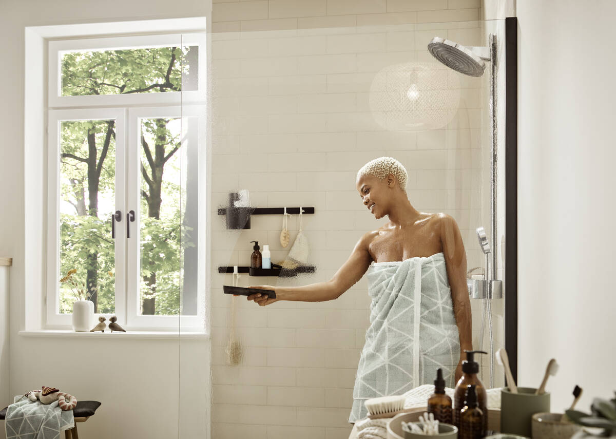 Крючок узкий HANSGROHE WallStoris 27929670 Матовый чёрный