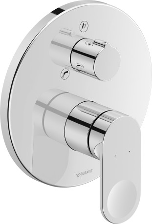 Однорычажный смеситель для душа Duravit B.3  B35210018010, хром