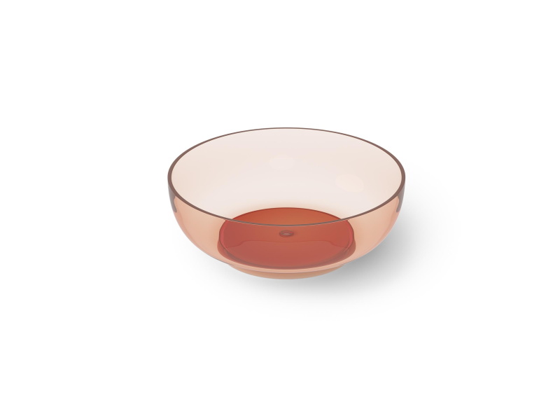 Ванна круглая отдельностоящая из полимера DEA DESIGN ROUND DD8610 1500 R9 1500 мм х 1500 мм х 520 мм, с сифоном и донным клапаном хром, цвет Brown Copper R9