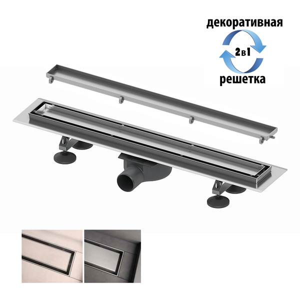 Комплект TECElinus 15103089 800 мм для монтажа дренажного канала 2 в 1