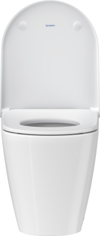 Унитаз напольный пристенный Duravit D-Neo Rimless 2003090000 370 мм х 580 мм, с вертикальным смывом, без смывного края, с креплением, белый