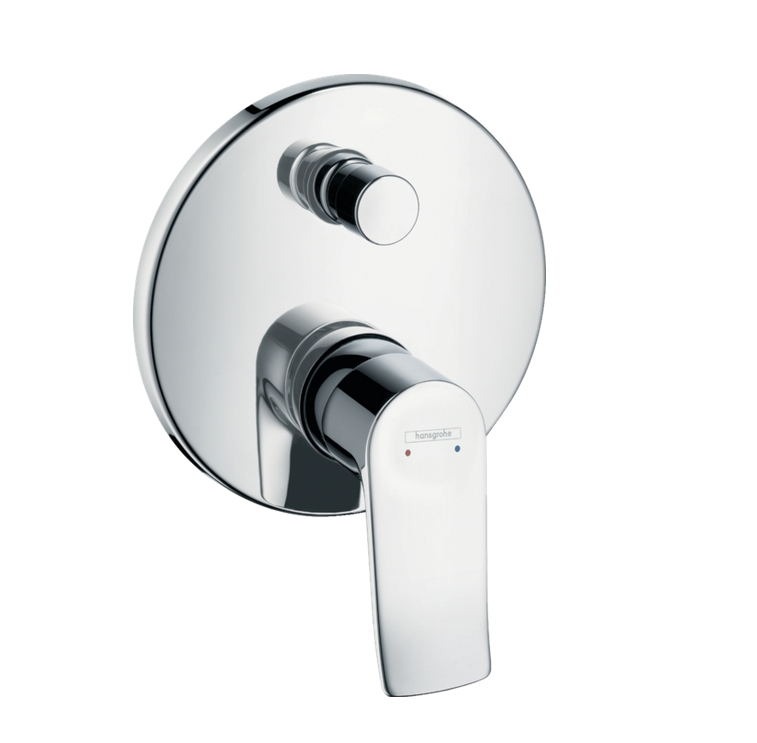 Однорычажный смеситель для ванны HANSGROHE Metris 31487000 цвет Хром