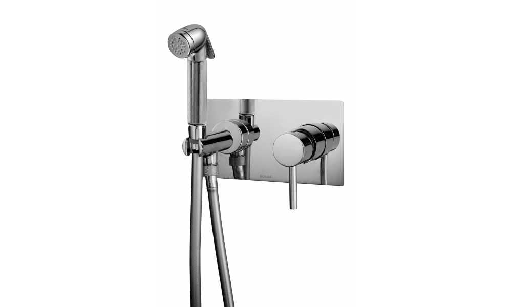 Гигиенический душ со смесителем Bossini Nikita Brass Z005397 Хром (комплект) (изделие снято с производства)