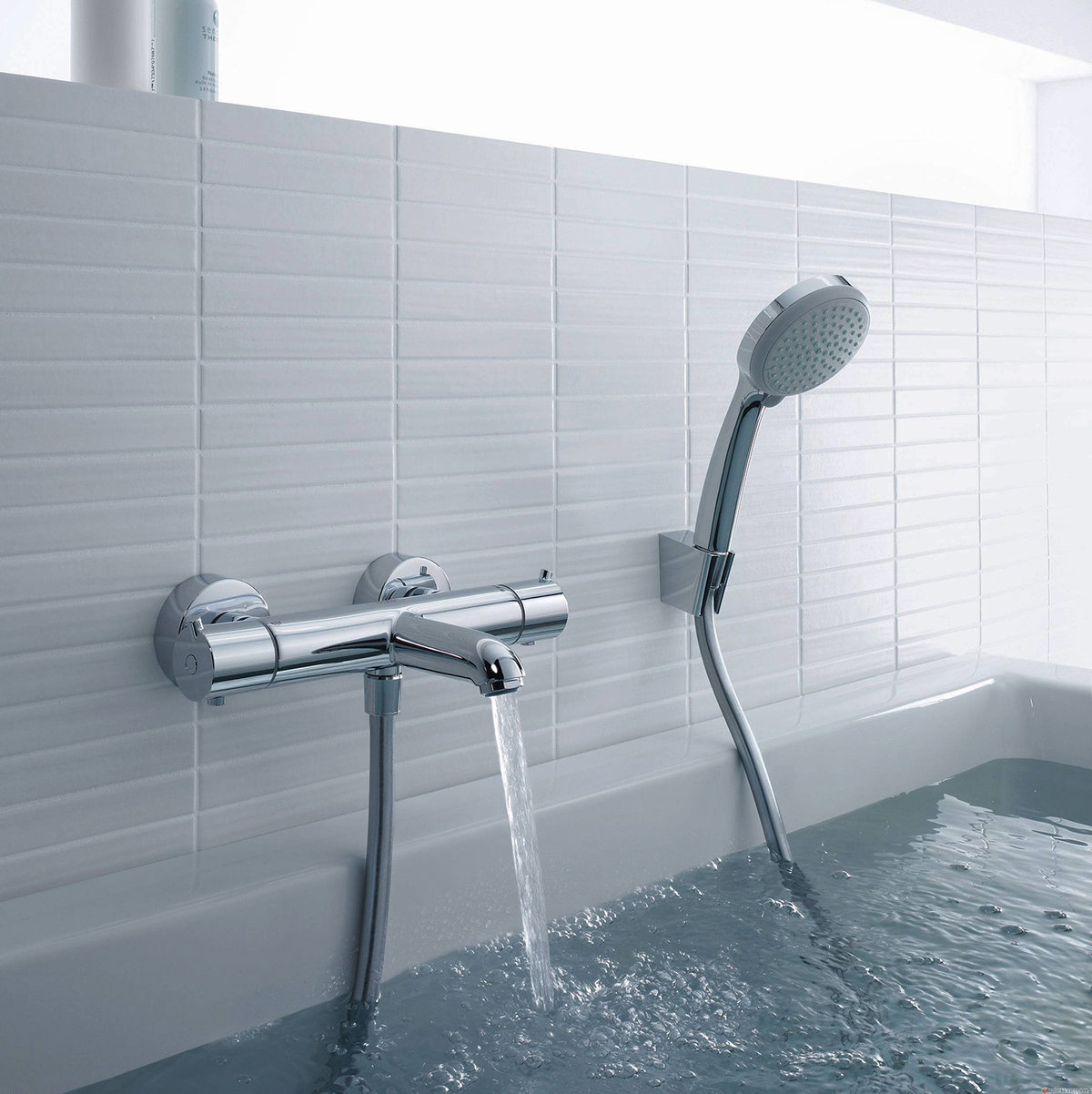 Термостат для ванны Hansgrohe Ecostat Comfort 13114990 цвет Полированное золото