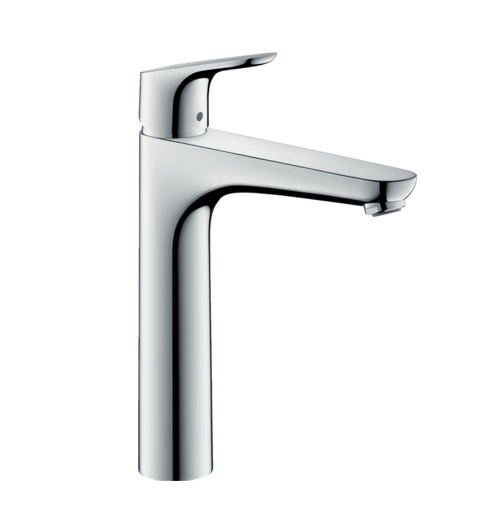 Однорычажный смеситель для раковины HANSGROHE Focus 31519000 190 мм, без донного клапана, цвет Хром
