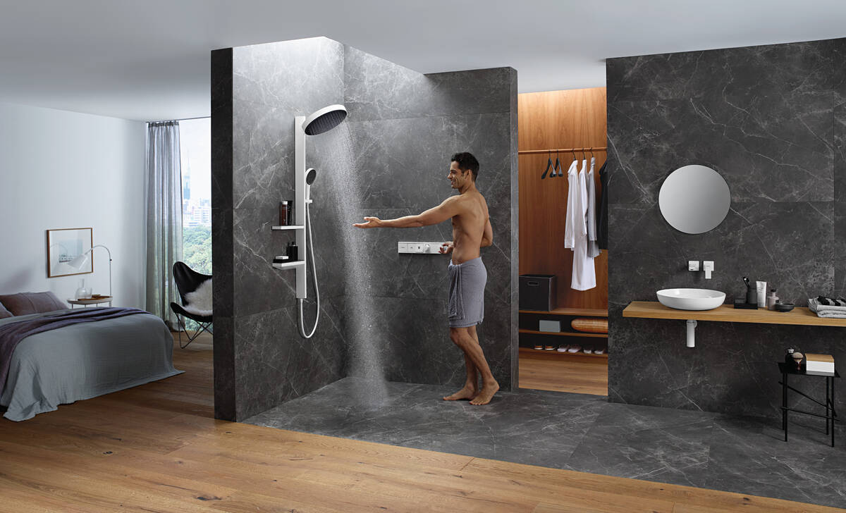 Душевая система Hansgrohe Rainfinity Showerpipe 360 26842000 хром