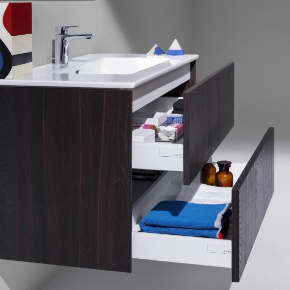 Тумба с раковиной  Laufen   Base for Pro S  8.6496.3.263.104.1   120 см, подвесная, 2 ящика, цвет темный вяз
