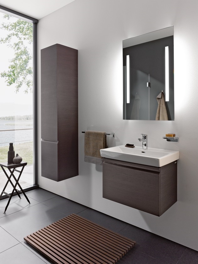 Раковина встраиваемая сверху Duravit D-Neo 0357600027 600 мм х 440 мм, с переливом, с отверстием под смеситель, белая