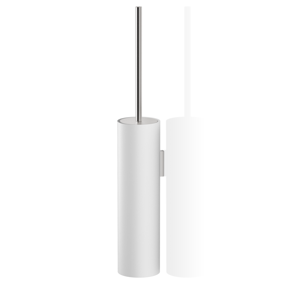 Ершик для унитаза подвесной, DECOR WALTHER  STONE WBG   0970955   52 X Ø 8,5 х9,5 см,  композит Solid Surface, белый матовый/сталь матовая