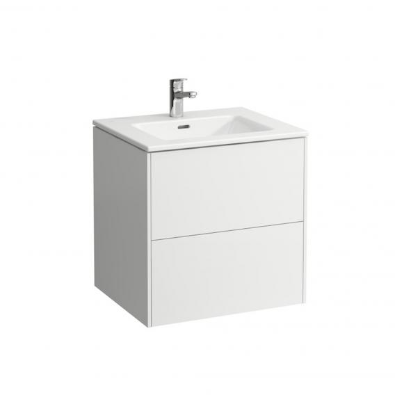 Тумба с раковиной  Laufen   Base for Pro S  8.6496.0.261.104.1   60 см, подвесная, 2 ящика, цвет белый глянцевый