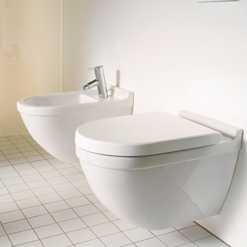 Подвесной унитаз Duravit Starck 3 42250900A1 54 см с сиденьем (комплект)