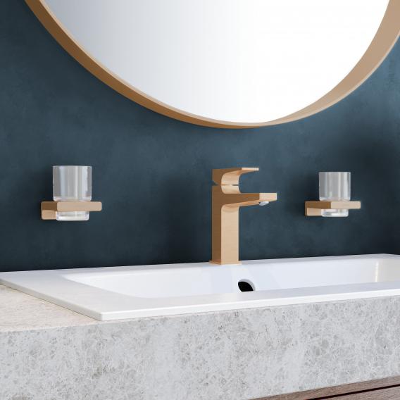 Держатель для стакана HANSGROHE AddStoris 41749140 Шлифованная бронза