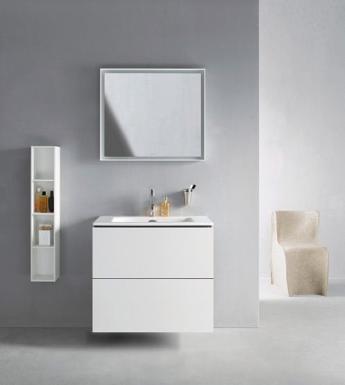 Тумба подвесная под раковину Duravit L-Cube LC630402222 белый глянцевый