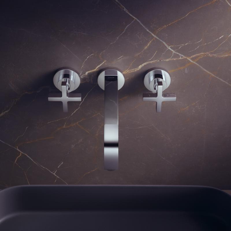 Смеситель для раковины AXOR Citterio 39313000 настенный хром