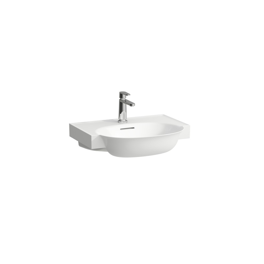 Раковина накладная  Laufen  The New Classic  8.1385.3.757.108.1 60 см, SaphirKeramik, 3 отверстия под смеситель, цвет белый матовый 