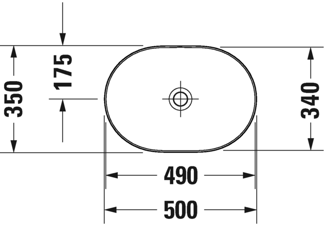 Раковина Duravit Luv 0379500000 50х35 см цвет белый