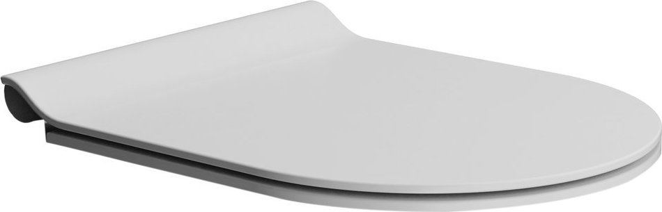 Сиденье GSI SLIM NEW MS86CSNS09, с микролифтом Soft Close, быстросъёмное, цвет Белый матовый