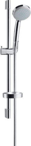 Душевой гарнитур Hansgrohe Croma 100 Vario EcoSmart Unica'C 27776000 с мыльницей хром 