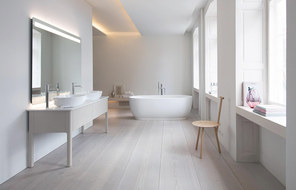 Тумба напольная под столешницу Duravit Luv LU9562B3636 белый