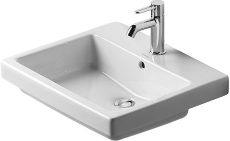 Раковина встраиваемая сверху  Duravit Vero 0315550000 55х46 см