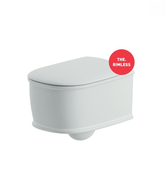 Унитаз подвесной безобоковый ARTCERAM ATELIER ATV001 01 00 520 мм х 370 мм, с креплением, белый глянцевый