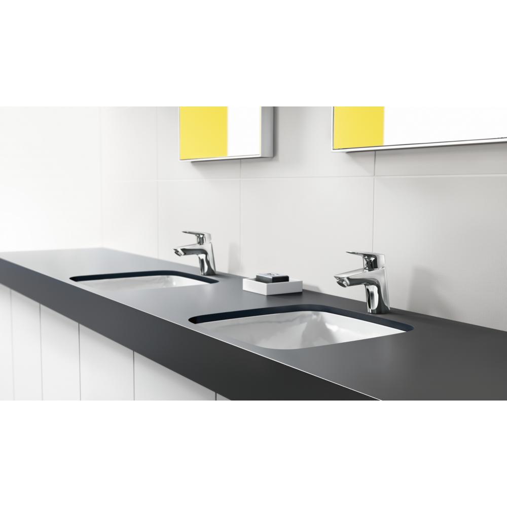 Смеситель для раковины без сливного гарнитура Hansgrohe Logis 71071000 хром