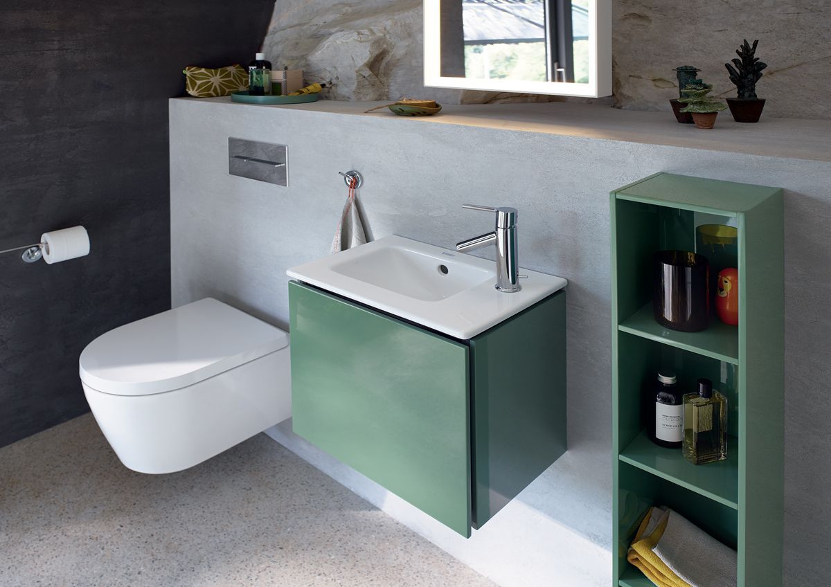 Тумба подвесная под раковину Duravit L-Cube LC6272R2222 белый глянцевый