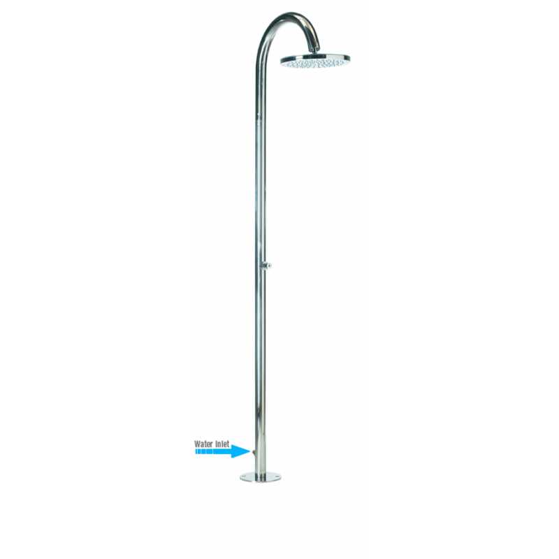 Душевая колонна Bossini Outdoor/Indoor Columns OKI Floor L00816 из нержавеющей стали (изделие снято с производства)
