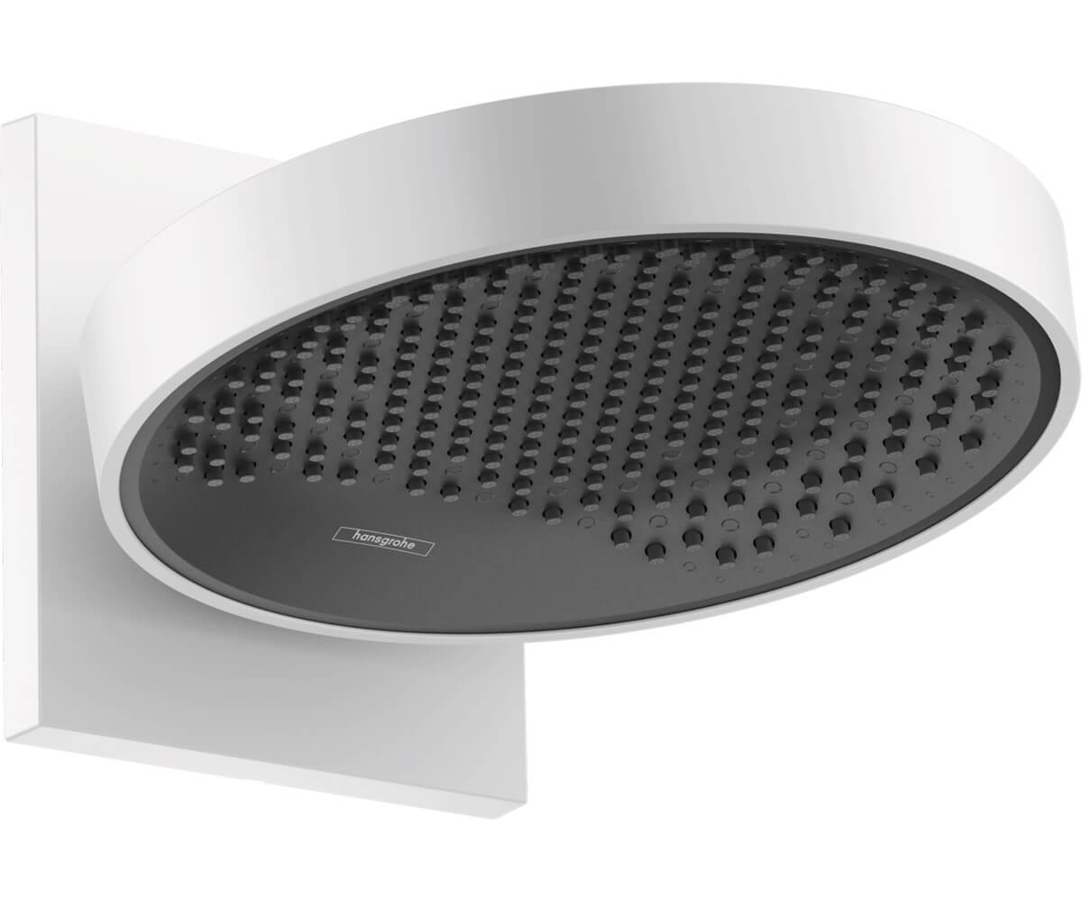 Верхний душ Hansgrohe Rainfinity 250 1jet 26226700 с настенным кронштейном, белый матовый