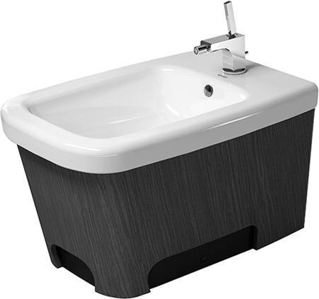Биде напольное DURAVIT Esplanade 2262100000 450 мм х 650 мм, дуб