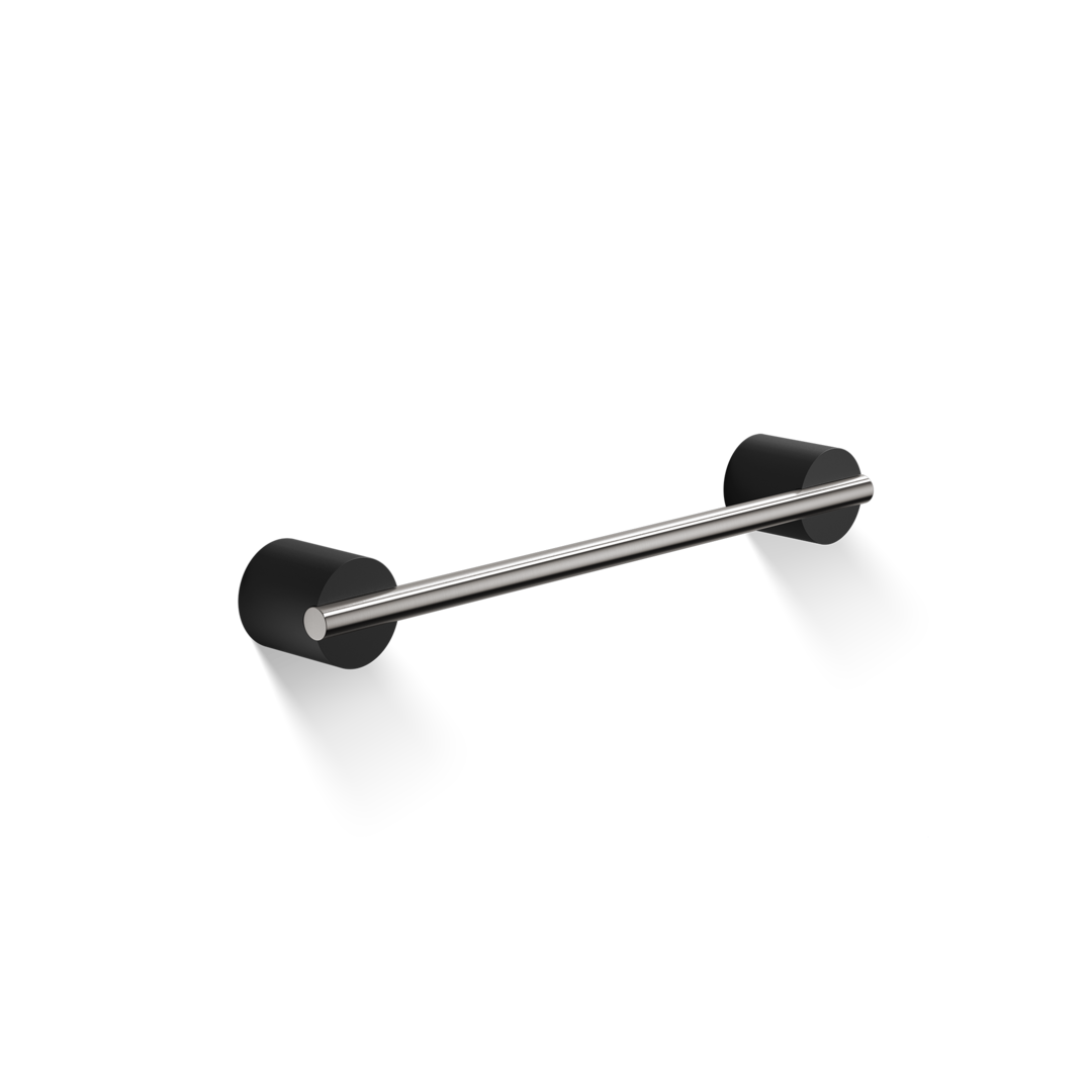 Полотенцедержатель настенный DECOR WALTHER  STONE HTE 30   0975065   300 мм, композит Solid Surface черный матовый/сталь матовая