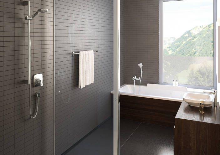 Душевой набор Hansgrohe Croma Select Е Multi 26590400 белый/хром