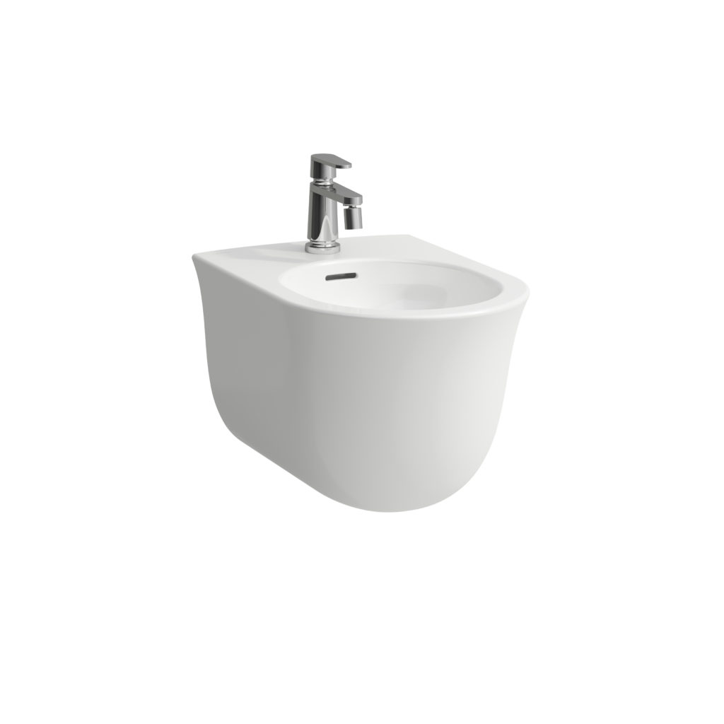 Подвесное биде Laufen  New Classic   8.3085.1.400.302.1 с отверстием под смеситель, с покрытием LCC